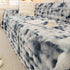 Thick Faux Fur Couch Cover Fluffy Fuzzy Warm Washable Furniture Protector for Kids Pets - TaroTextile