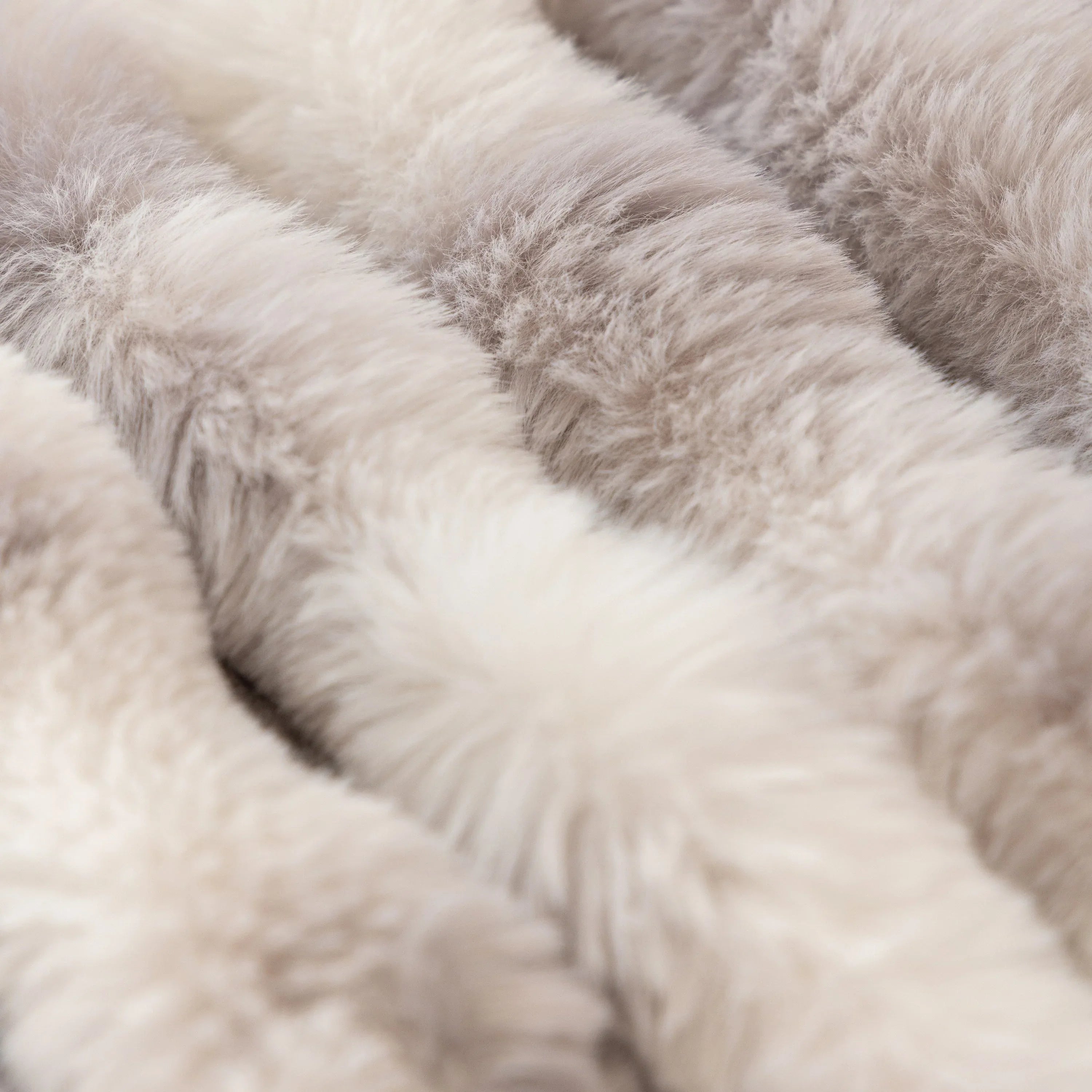 Thick Faux Fur Couch Cover Fluffy Fuzzy Warm Washable Furniture Protector for Kids Pets - TaroTextile