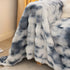 Thick Faux Fur Couch Cover Fluffy Fuzzy Warm Washable Furniture Protector for Kids Pets - TaroTextile