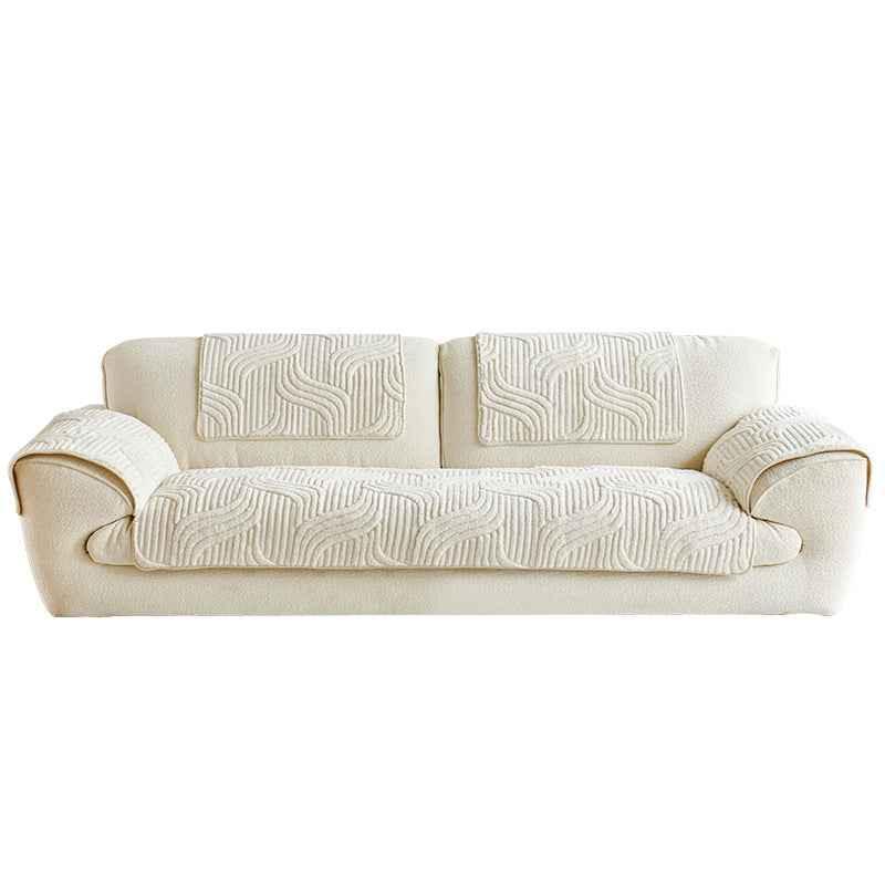 Thickened Non-slip Sofa Chair Mat Cozy Plush Couch Cushion Cover - TaroTextile