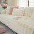 Thickened Plush Sofa Cover Soft Warm Futon Couch Cover Velvet Slipcover - TaroTextile