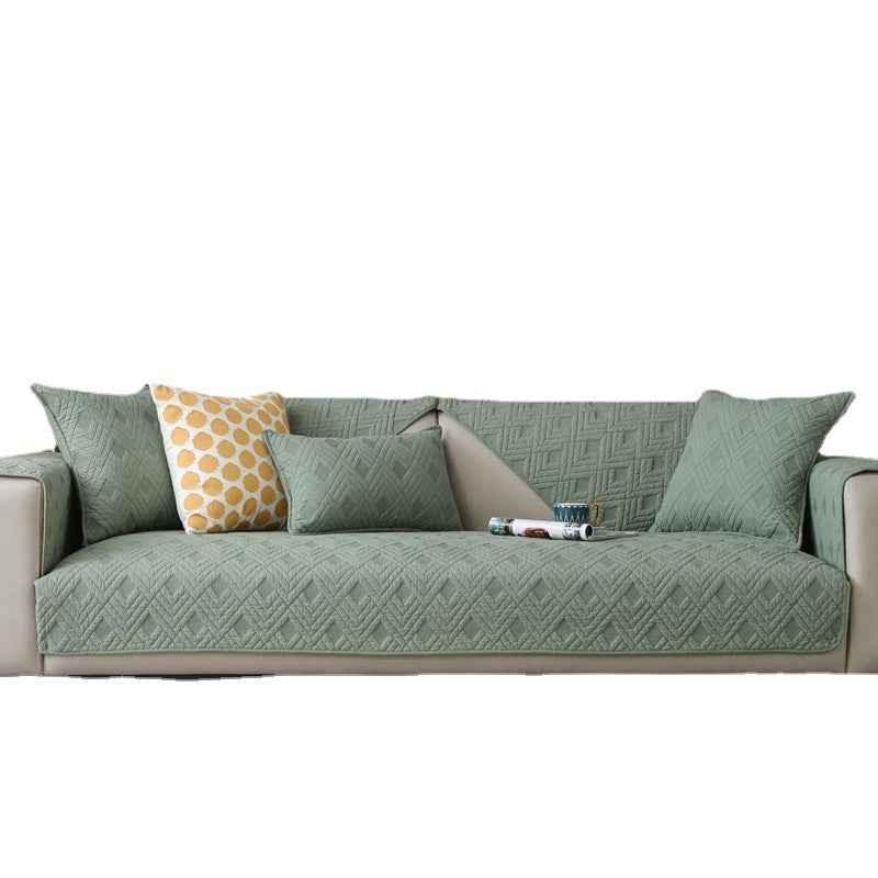 Universal Cotton Cozy Sofa Cover Non-slip Chair Cushion Cover Seat Mat - TaroTextile