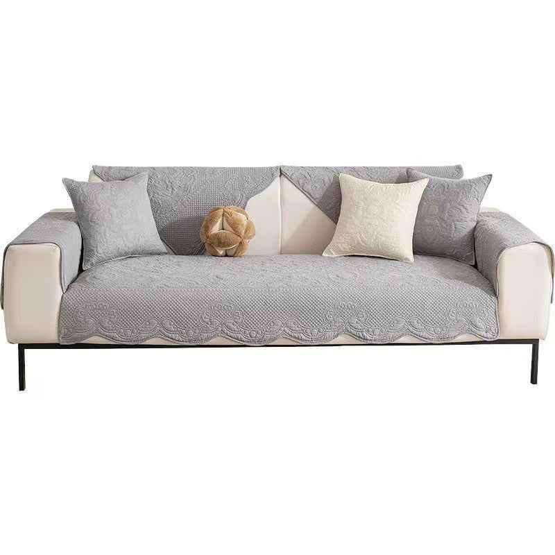 Universal Cotton Cozy Sofa Futon Cover Non-slip Chair Cushion Seat Mat - TaroTextile