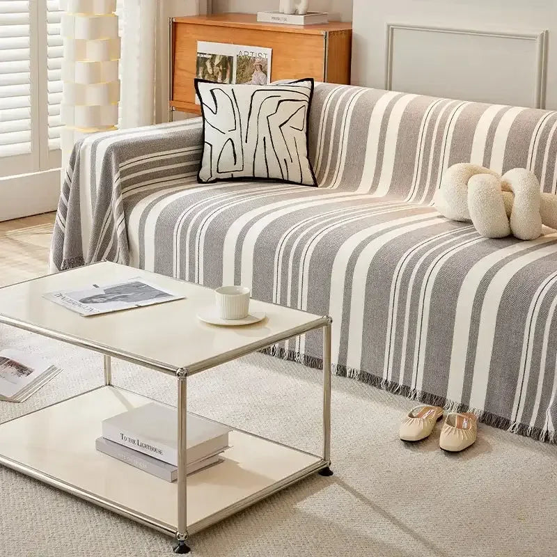 Universal Sofa Cover Chenille Cushion Couch Cover Durable Slipcover Boho Decor - TaroTextile