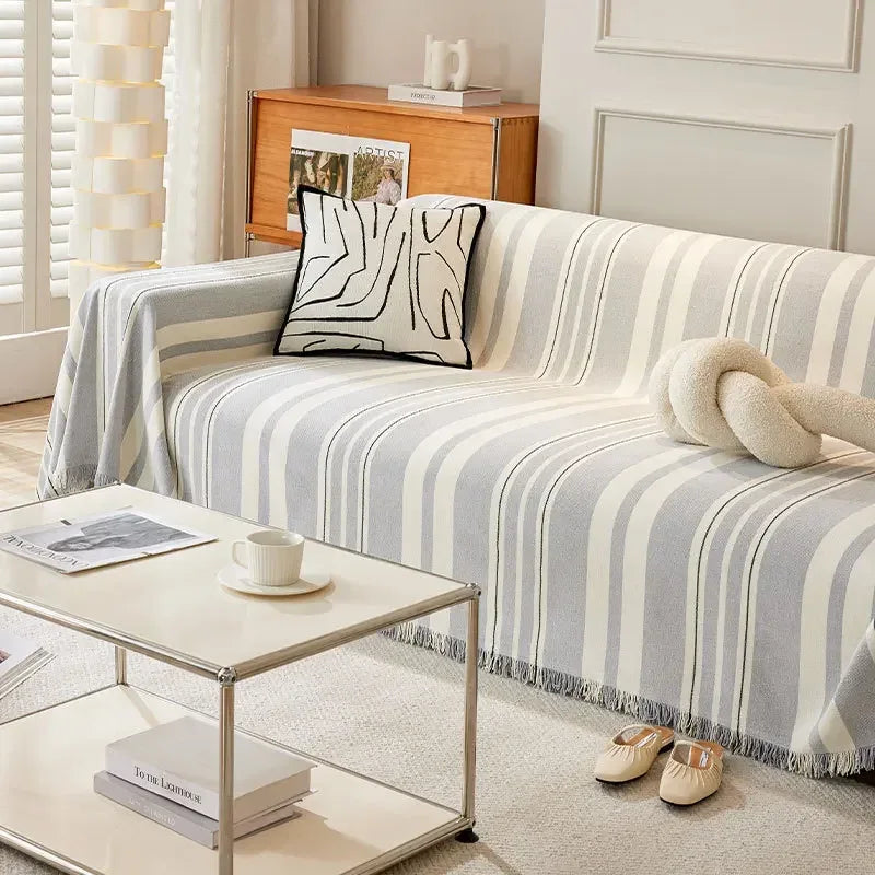 Universal Sofa Cover Chenille Cushion Couch Cover Durable Slipcover Boho Decor - TaroTextile