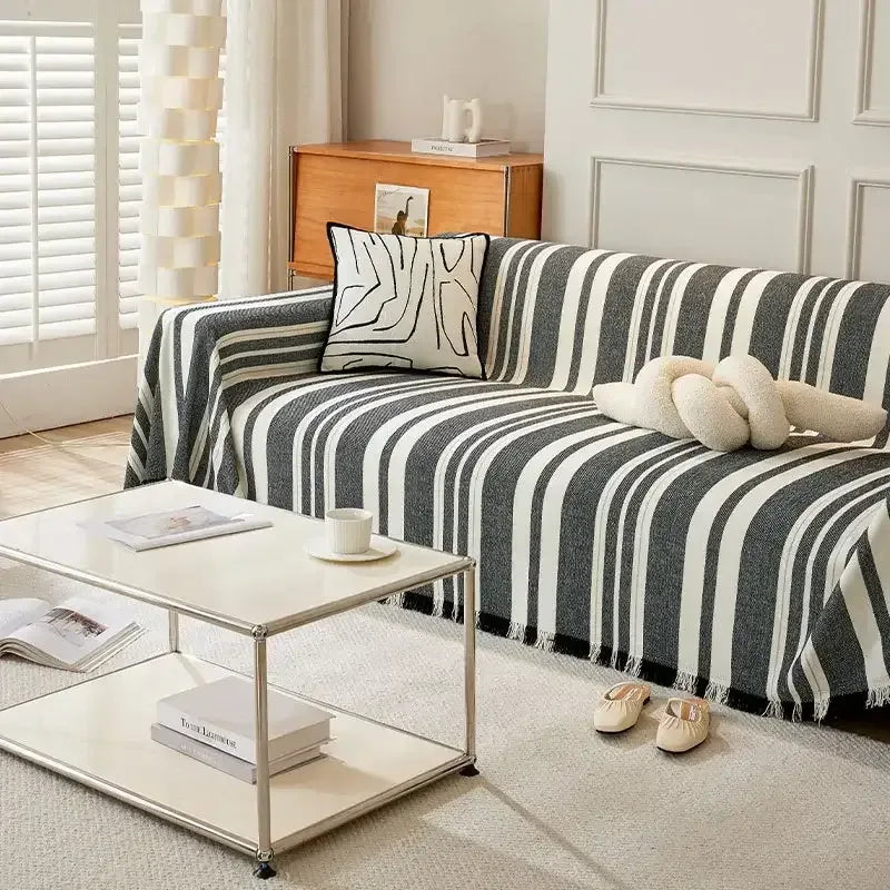 Universal Sofa Cover Chenille Cushion Couch Cover Durable Slipcover Boho Decor - TaroTextile