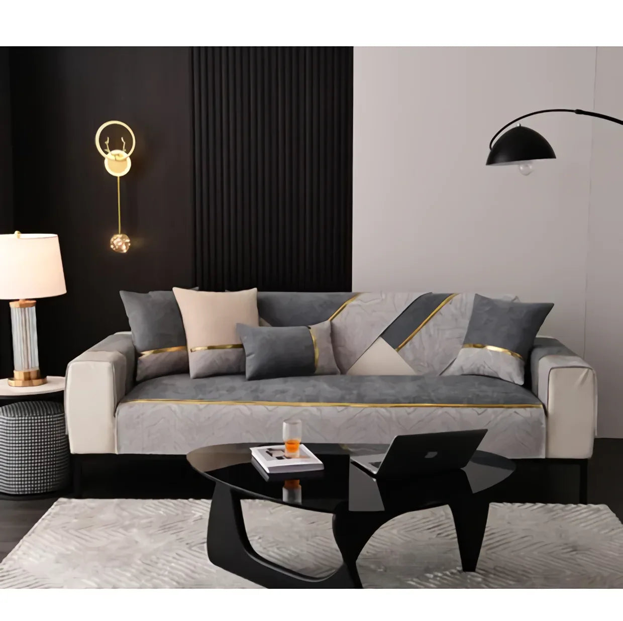 Universal Sofa Cushions for All Seasons Comfortable, Soft, Non-slip, Breathable Seat and Backrest Covers - TaroTextile