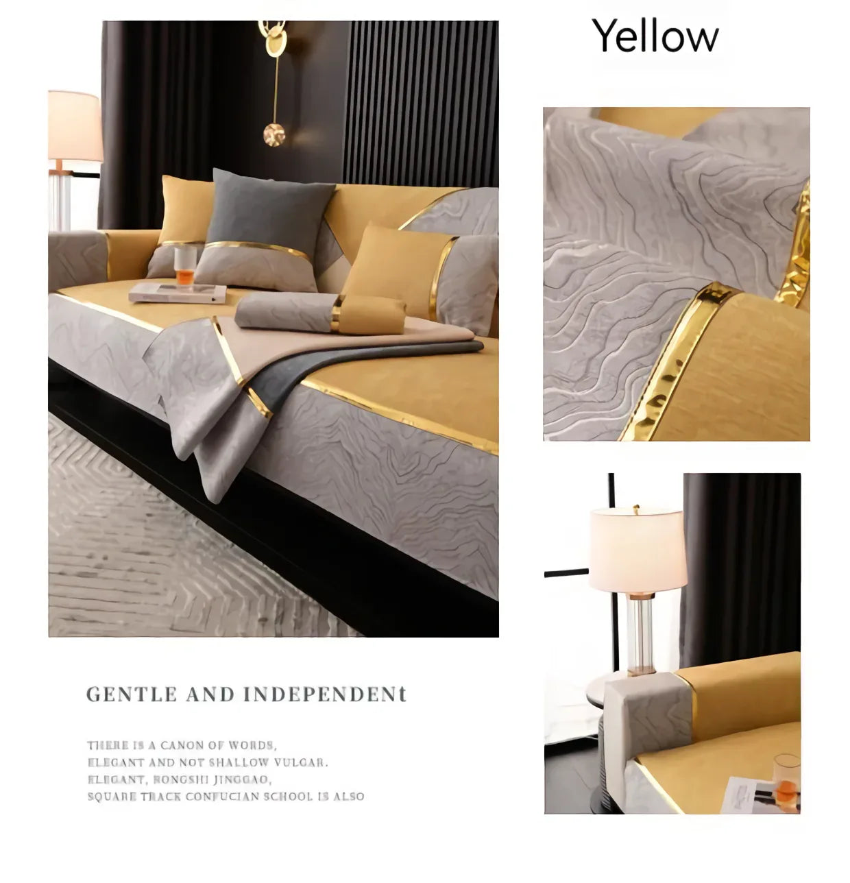 Universal Sofa Cushions for All Seasons Comfortable, Soft, Non-slip, Breathable Seat and Backrest Covers - TaroTextile