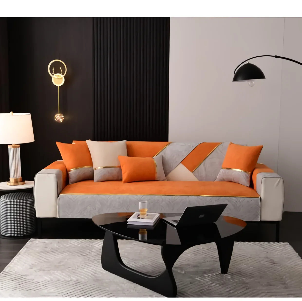 Universal Sofa Cushions for All Seasons Comfortable, Soft, Non-slip, Breathable Seat and Backrest Covers - TaroTextile