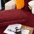 Striped Jacquard Fleece Furniture Covers Stretchable Non-Slip Cushion Covers for L-Shaped Couch, Pets