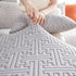 L Shape Sectional Sofa Cover Soft Stretch Furniture Protector Couch Slipcover with 1pcs Free Pillowcases