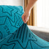 Starry Sky Jacquard Fleece Stretchable Non-Slip Cushion Covers Furniture Covers for L-Shaped Couch