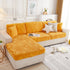 Starry Sky Jacquard Fleece Stretchable Non-Slip Cushion Covers Furniture Covers for L-Shaped Couch
