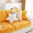 Starry Sky Jacquard Fleece Stretchable Non-Slip Cushion Covers Furniture Covers for L-Shaped Couch