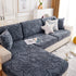 Starry Sky Jacquard Fleece Stretchable Non-Slip Cushion Covers Furniture Covers for L-Shaped Couch
