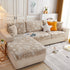 Starry Sky Jacquard Fleece Stretchable Non-Slip Cushion Covers Furniture Covers for L-Shaped Couch