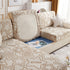 Starry Sky Jacquard Fleece Stretchable Non-Slip Cushion Covers Furniture Covers for L-Shaped Couch