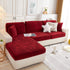Starry Sky Jacquard Fleece Stretchable Non-Slip Cushion Covers Furniture Covers for L-Shaped Couch