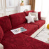 Starry Sky Jacquard Fleece Stretchable Non-Slip Cushion Covers Furniture Covers for L-Shaped Couch