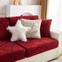 Starry Sky Jacquard Fleece Stretchable Non-Slip Cushion Covers Furniture Covers for L-Shaped Couch
