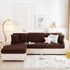 Starry Sky Jacquard Fleece Stretchable Non-Slip Cushion Covers Furniture Covers for L-Shaped Couch