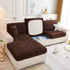 Starry Sky Jacquard Fleece Stretchable Non-Slip Cushion Covers Furniture Covers for L-Shaped Couch