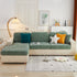 Starry Sky Jacquard Fleece Stretchable Non-Slip Cushion Covers Furniture Covers for L-Shaped Couch