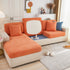 Cooling Silk Fabric Stretchable Cushion Cover, Non-Slip Furniture Protector for Kids, Chaise Lounge Cushion Covers