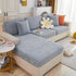 Cooling Silk Fabric Stretchable Cushion Cover, Non-Slip Furniture Protector for Kids, Chaise Lounge Cushion Covers