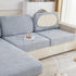 Cooling Silk Fabric Stretchable Cushion Cover, Non-Slip Furniture Protector for Kids, Chaise Lounge Cushion Covers