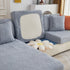 Cooling Silk Fabric Stretchable Cushion Cover, Non-Slip Furniture Protector for Kids, Chaise Lounge Cushion Covers