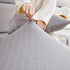 Checkered Jacquard Polar Fleece Stretch Sofa Cover, Non Slip Furniture Protector, Couch Seat Cushion Covers