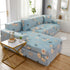 Super Stretch Couch Covers with Elastic Bottom, Non Slip Sofa Cover for Sectional L Shape Sofa, Protects Furniture from Dogs and Kids