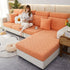 Cozy Polar Fleece Cushion Covers, Pet Friendly Stretch Sofa Covers for L-Shaped Couch and Recliner
