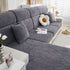 Cozy Plush Coral Fleece Sofa Cushion Slipcovers, Stretch Leaves Cushion Covers, Furniture Slipcovers