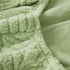 Cozy Plush Coral Fleece Sofa Cushion Slipcovers, Stretch Leaves Cushion Covers, Furniture Slipcovers