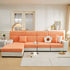 Cozy Plush Coral Fleece Sofa Cushion Slipcovers, Stretch Leaves Cushion Covers, Furniture Slipcovers