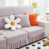 Elastic Skirted Couch Cushion Covers for 1/2/3/4-Seater Sofas, Furniture Protector for Pets, Kids