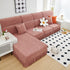 Elastic Skirted Couch Cushion Covers for 1/2/3/4-Seater Sofas, Furniture Protector for Pets, Kids