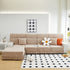 Elastic Skirted Couch Cushion Covers for 1/2/3/4-Seater Sofas, Furniture Protector for Pets, Kids