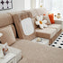Elastic Skirted Couch Cushion Covers for 1/2/3/4-Seater Sofas, Furniture Protector for Pets, Kids