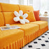 Elastic Skirted Couch Cushion Covers for 1/2/3/4-Seater Sofas, Furniture Protector for Pets, Kids
