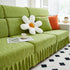 Elastic Skirted Couch Cushion Covers for 1/2/3/4-Seater Sofas, Furniture Protector for Pets, Kids