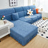 Elastic Skirted Couch Cushion Covers for 1/2/3/4-Seater Sofas, Furniture Protector for Pets, Kids