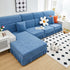 Elastic Skirted Couch Cushion Covers for 1/2/3/4-Seater Sofas, Furniture Protector for Pets, Kids
