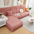 Sofa Seat Cover, Sunflower Patterned Elastic Skirted Couch Cushion Covers for 1/2/3/4-Seater Sofas