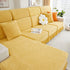 Sofa Seat Cover, Sunflower Patterned Elastic Skirted Couch Cushion Covers for 1/2/3/4-Seater Sofas