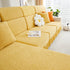 Sofa Seat Cover, Sunflower Patterned Elastic Skirted Couch Cushion Covers for 1/2/3/4-Seater Sofas