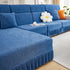 Sofa Seat Cover, Sunflower Patterned Elastic Skirted Couch Cushion Covers for 1/2/3/4-Seater Sofas