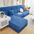 Sofa Seat Cover, Sunflower Patterned Elastic Skirted Couch Cushion Covers for 1/2/3/4-Seater Sofas